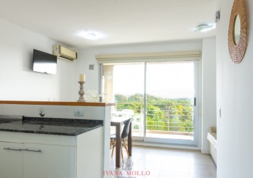Departamento en venta 2 ambientes en Zentiva, Pinamar con parrilla