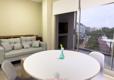 Departamento en venta 2 ambientes en Zentiva Pinamar con parrilla